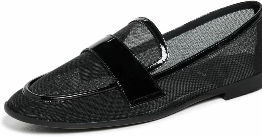 Black Suede Studio Women's Suede Sola Flats - Comfortable & Stylish Loafers for Women