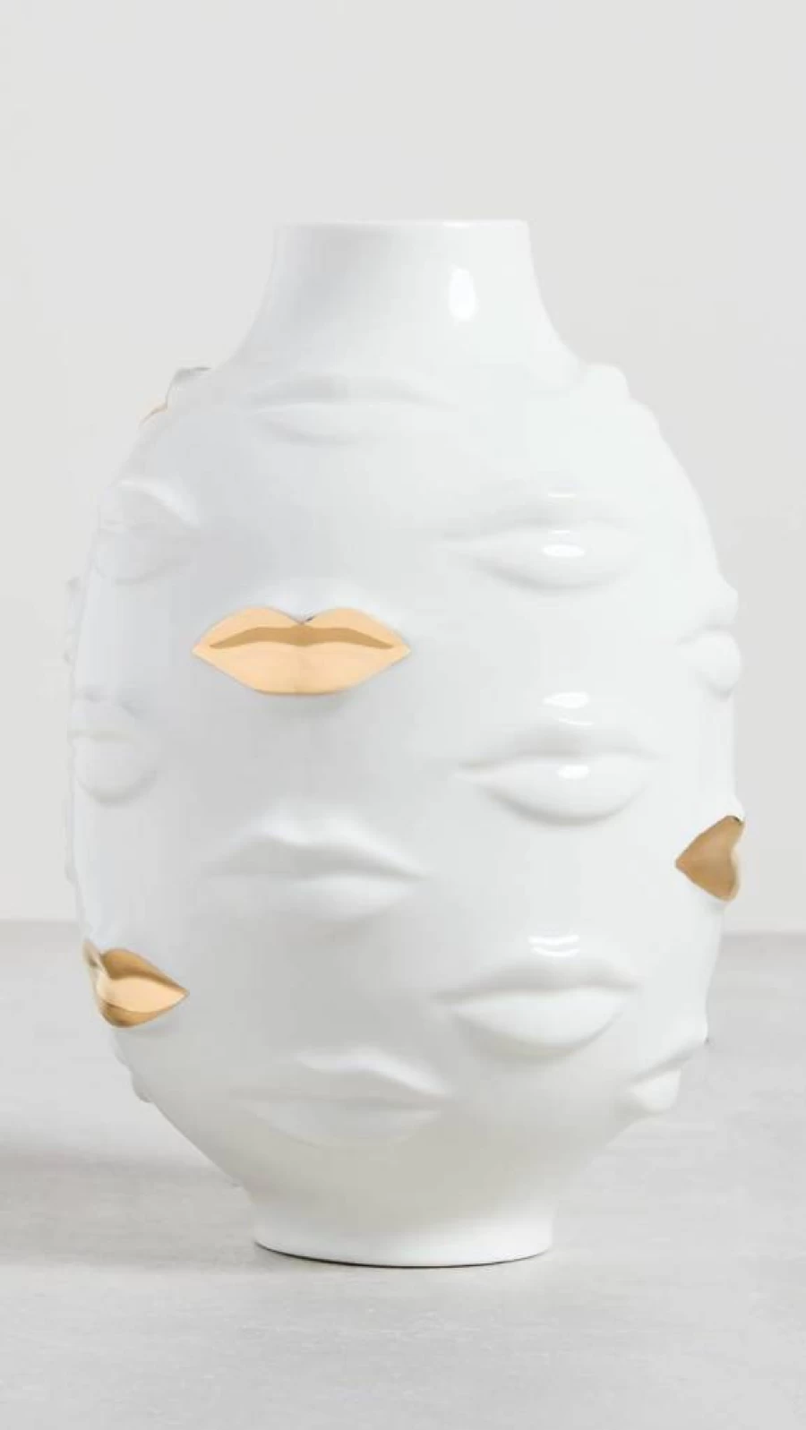 Jonathan Adler Gold Round Vase - Women's Gilded Gala Decorative Home Accent
