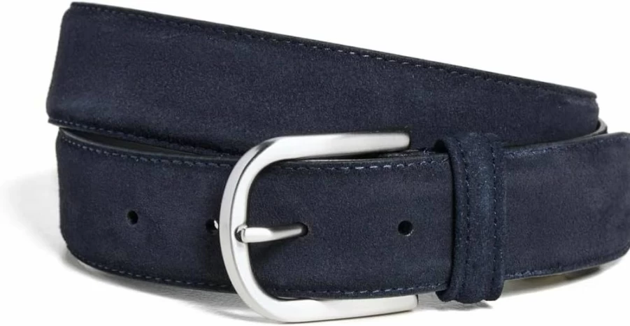Anderson's Genuine Suede Leather Belt for Men – Premium Quality Dress & Casual Strap