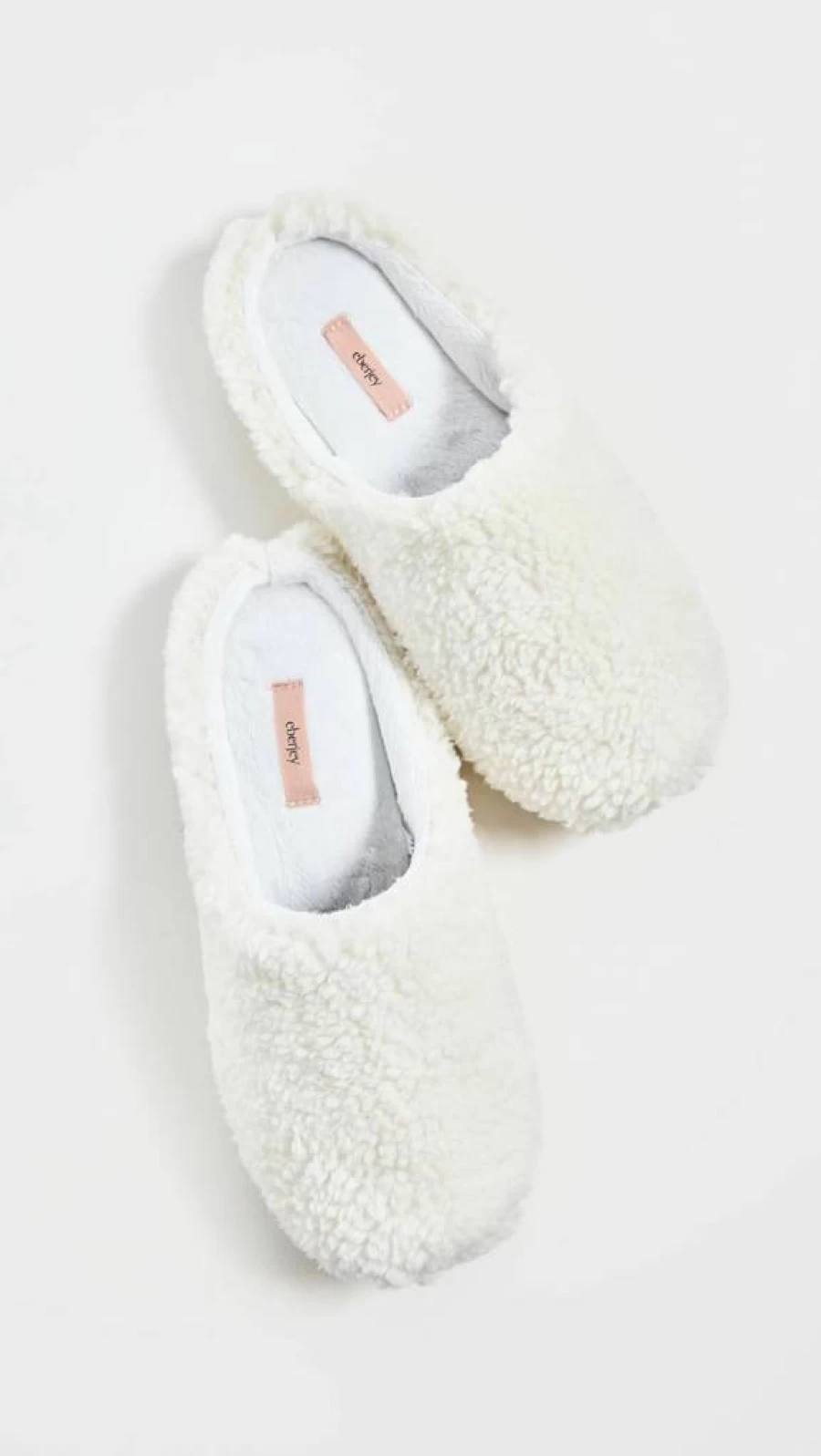 Eberjey Women's Cozy Sherpa Slippers - Plush Indoor Outdoor House Shoes