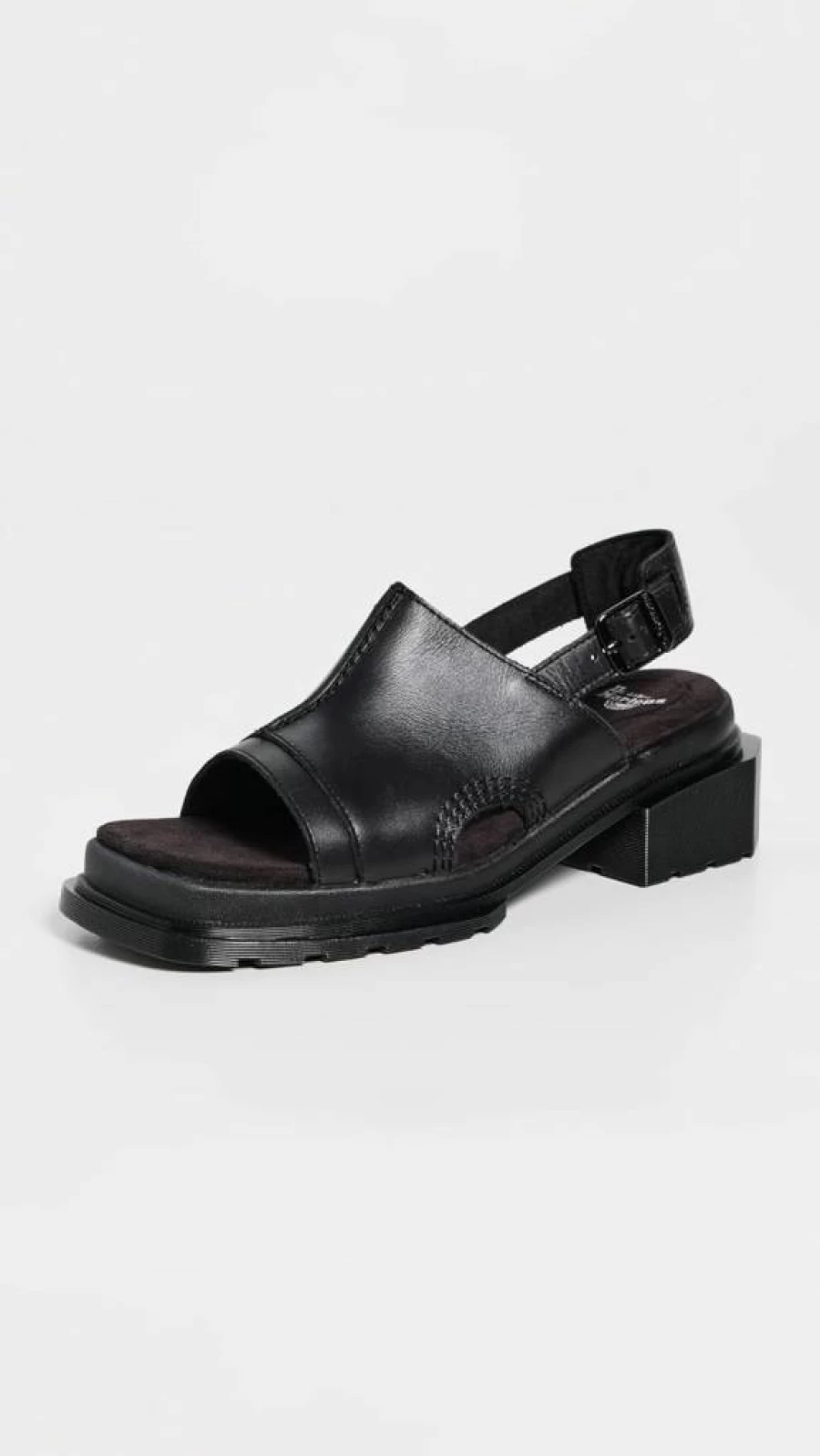 Dr. Martens Women's Maybole Black Wanama Open-Toe Sandals | Comfortable & Stylish Footwear