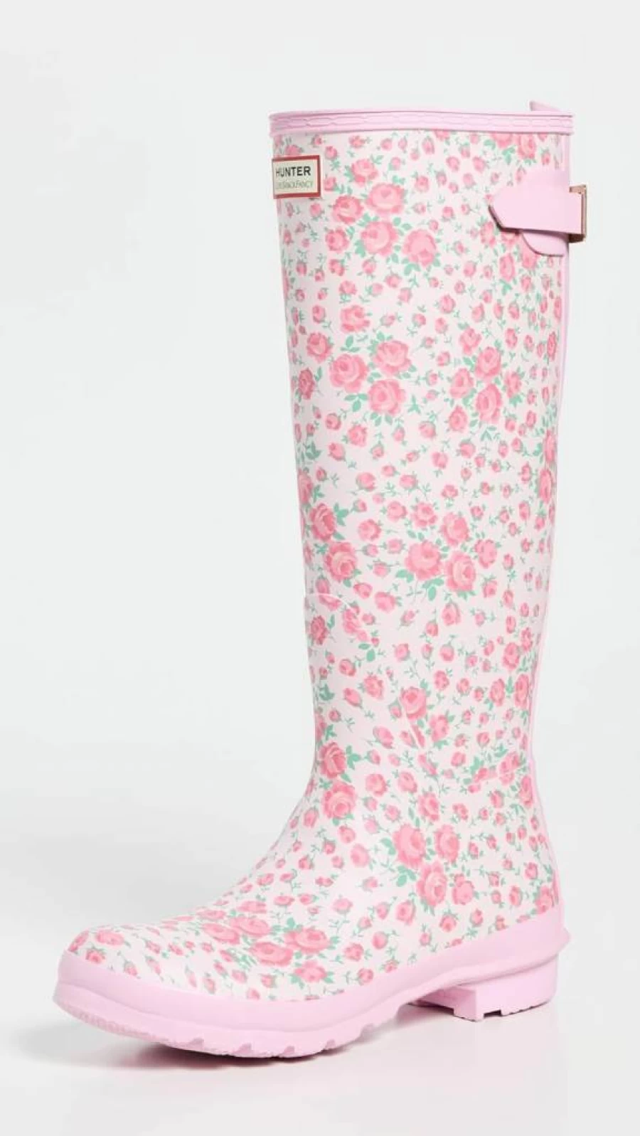 Hunter Women's Original Tall Adjustable Rain Boots - Loveshackfancy Collaboration Waterproof Outdoor Footwear