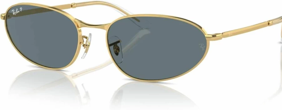 Ray-Ban RB3734 Classic Oval Sunglasses for Men & Women - Polarized Aviator Style Lenses UV Protection