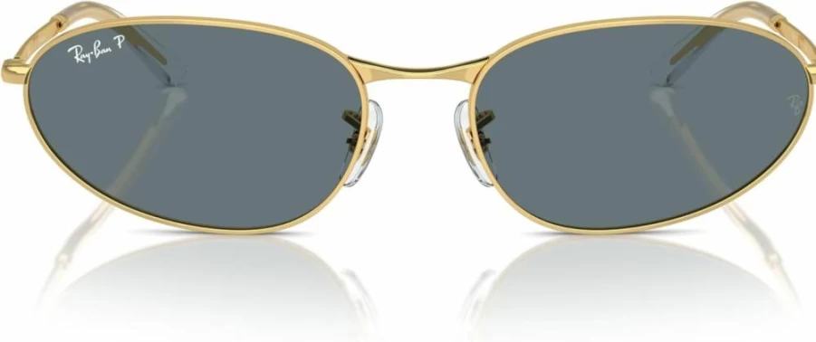 Ray-Ban RB3734 Classic Oval Sunglasses for Men & Women - Polarized Aviator Style Lenses UV Protection