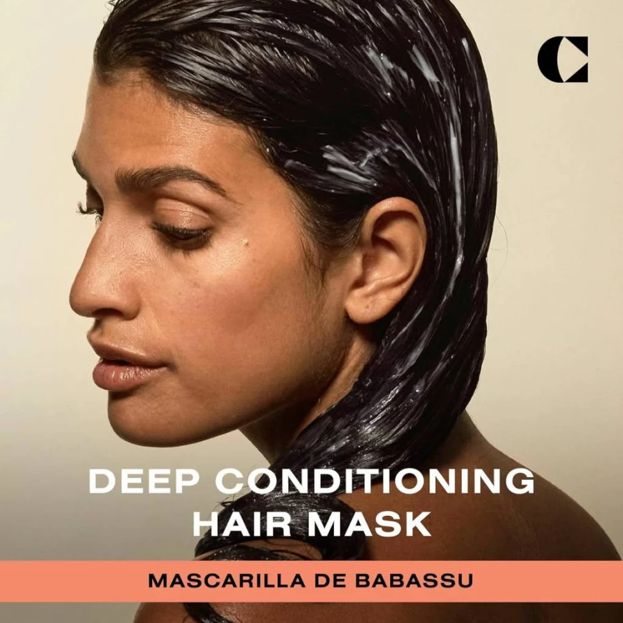 Ceremonia Babassu Oil & Cupuacu Butter Deep Conditioning Hair Mask for Hydration & Repair, 7.8 Fl Oz (230ml)