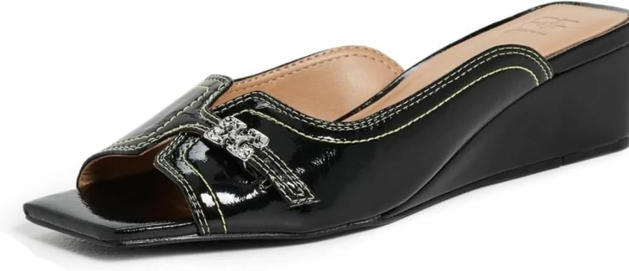 Ganni Women's Butterfly Wedge Mule Sandals | Stylish Summer Slide Shoes
