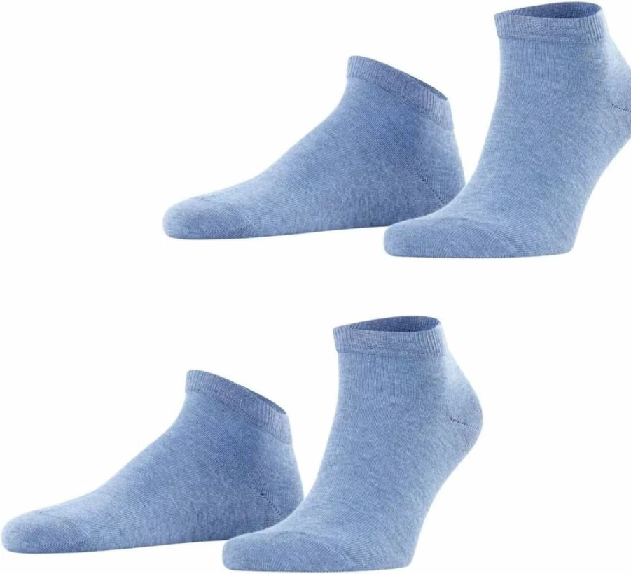 FALKE Men's Happy Cotton Sneaker Socks - Breathable Lightweight Athletic Ankle Socks, 2-Pair Pack