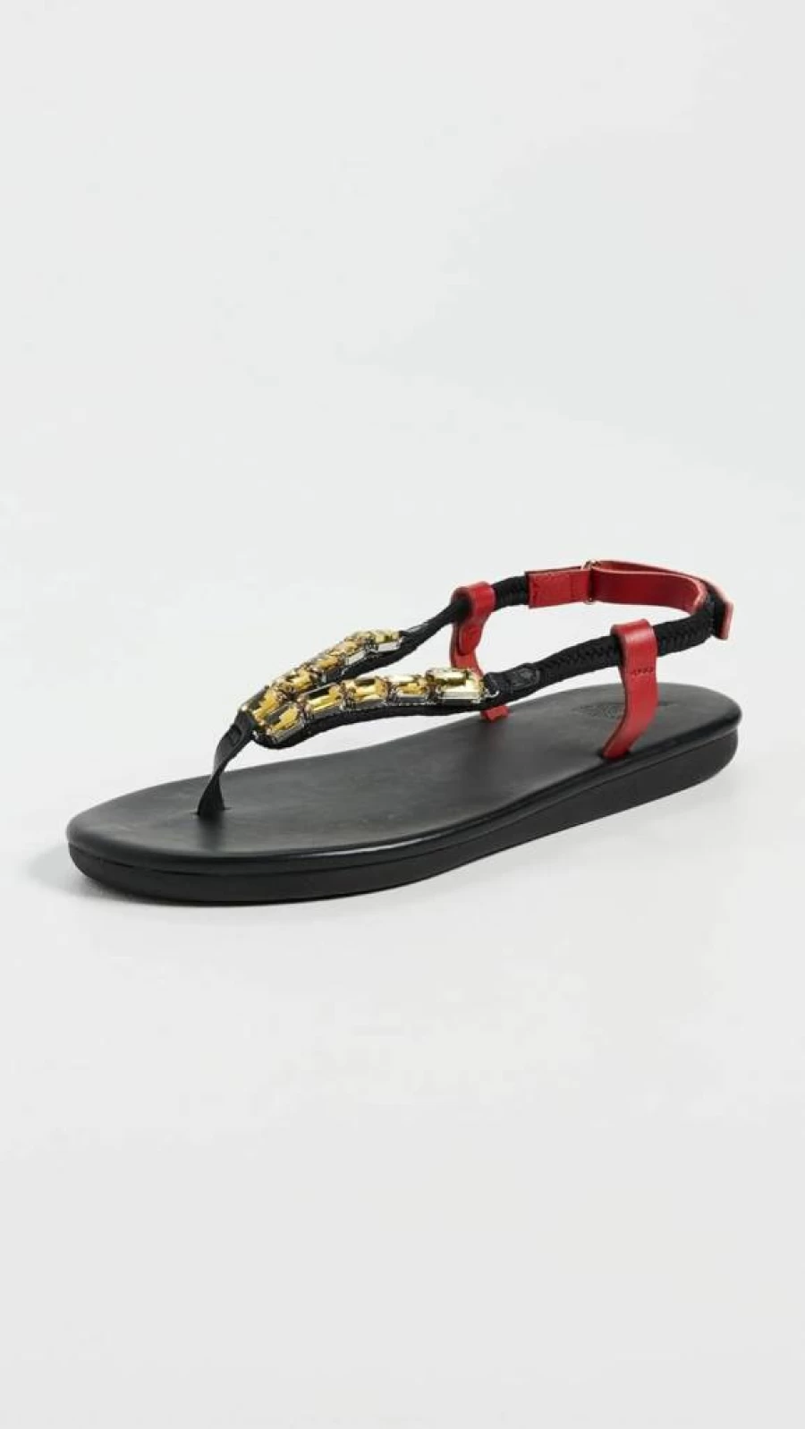 Ancient Greek Sandals Women's Zoi Crystal Embellished Gladiator Sandals