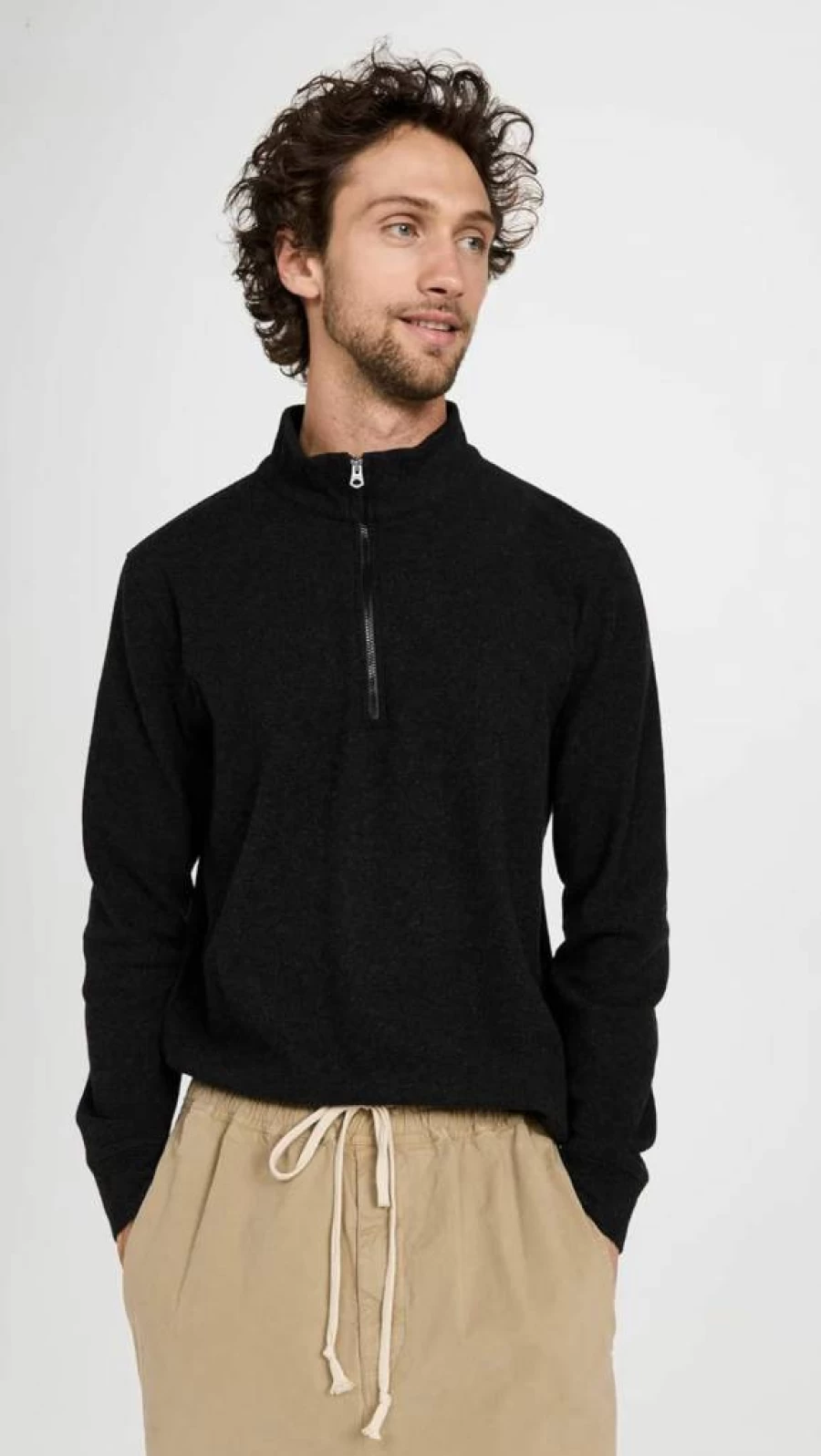 Faherty Men's Legend Quarter Zip Sweater Pullover - Lightweight Knit Top for Casual Wear