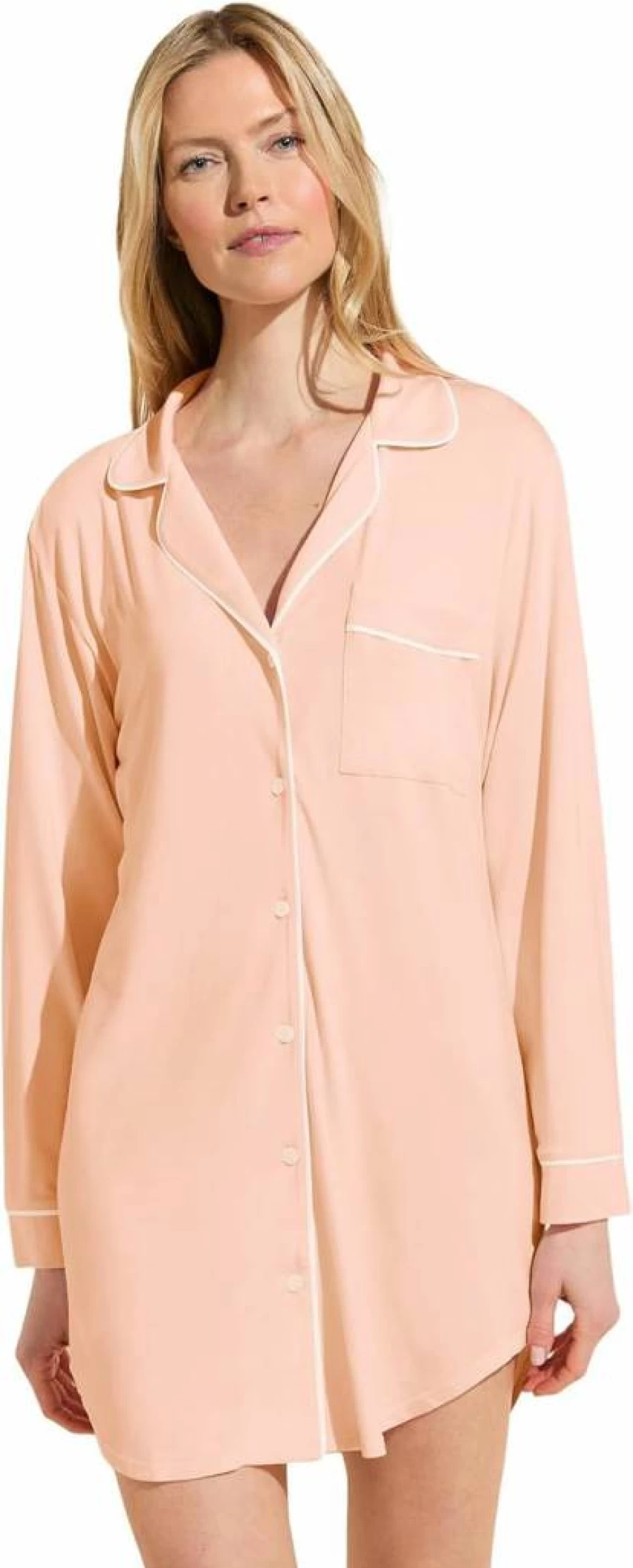 Eberjey Gisele Classic Women's Sleepshirt - Soft Comfortable Pajama Top for Women