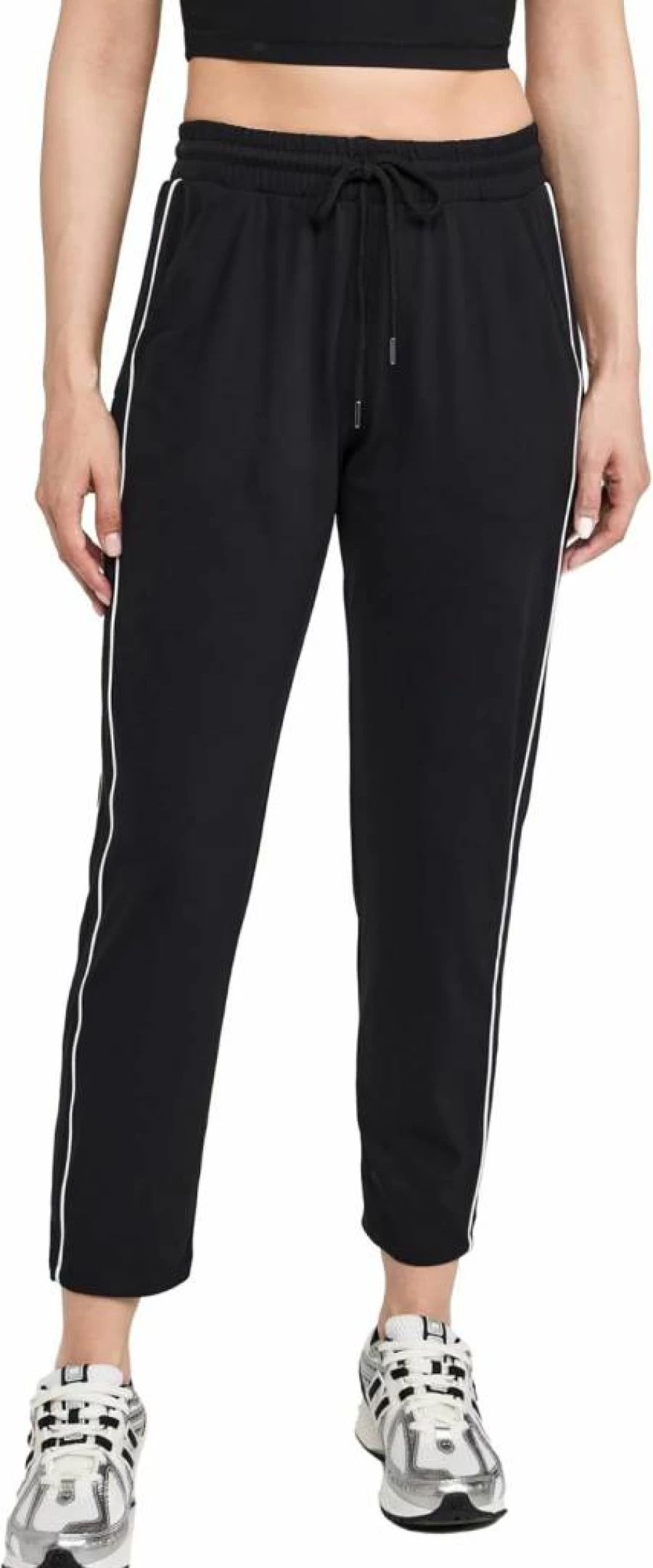 SPLITS59 Women's Lucy Rigor Pants with Piping - High-Waisted Athletic Trousers for Yoga & Training