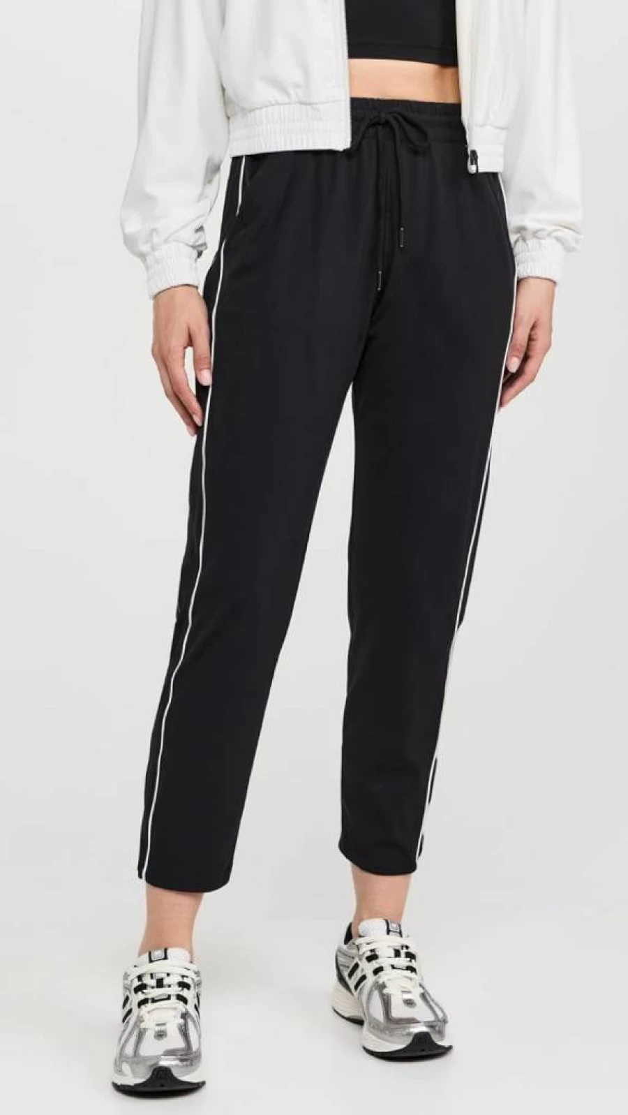 SPLITS59 Women's Lucy Rigor Pants with Piping - High-Waisted Athletic Trousers for Yoga & Training