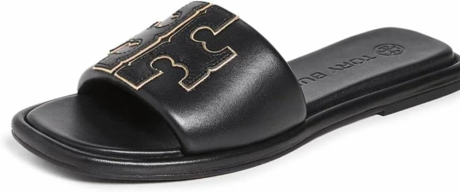 Tory Burch Women's Double T Logo Sport Sandals - Comfortable Slide Sandals for Women
