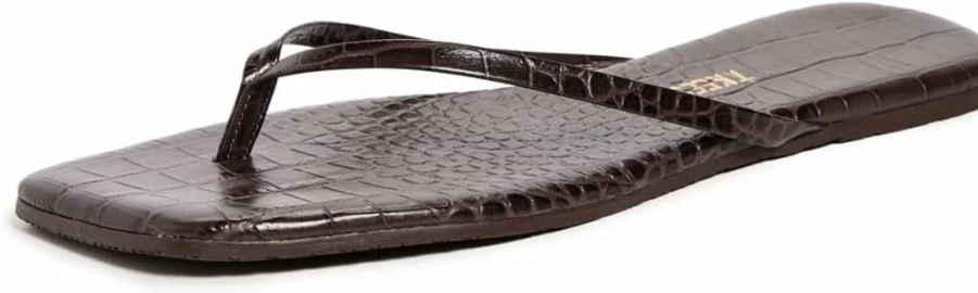 TKEES Women's Lily Flip-Flops - Square Toe Sandals for Comfort and Style