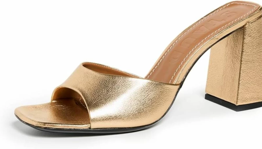 STAUD Sloane Women's Heeled Sandals - Luxury Designer Strappy Heels for Women