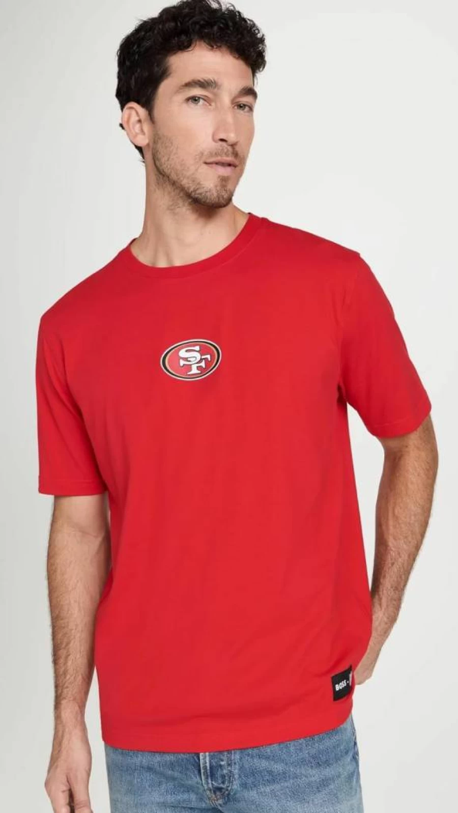 BOSS Men's San Francisco 49ers Graphic T-Shirt – Official NFL Licensed Tee