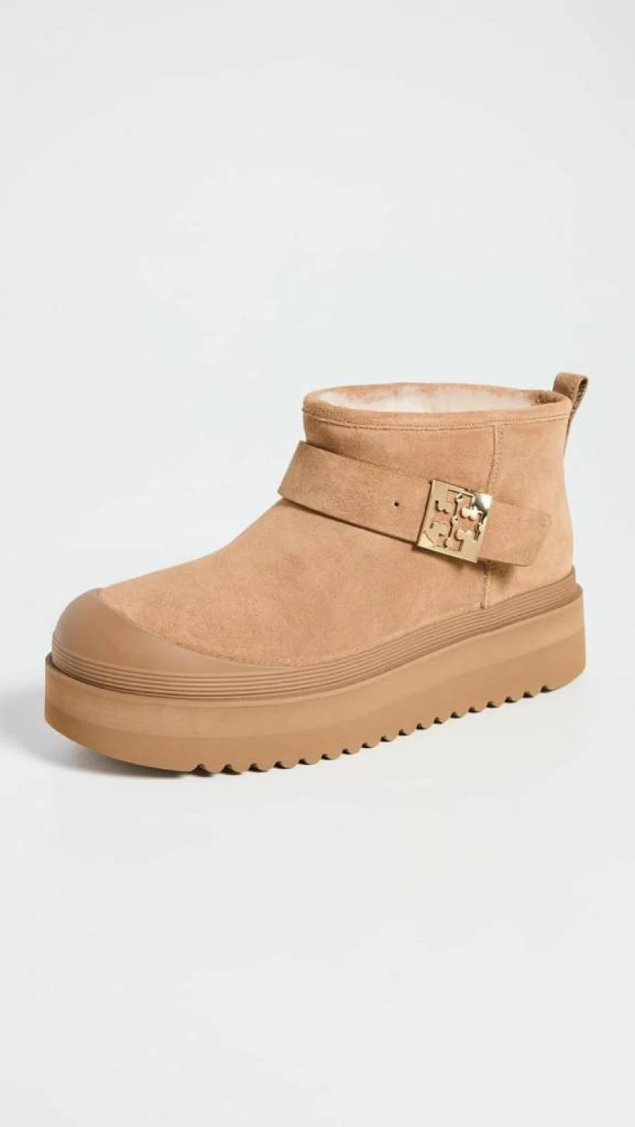 Tory Burch Women's Mellow Shearling Lined Platform Winter Boots