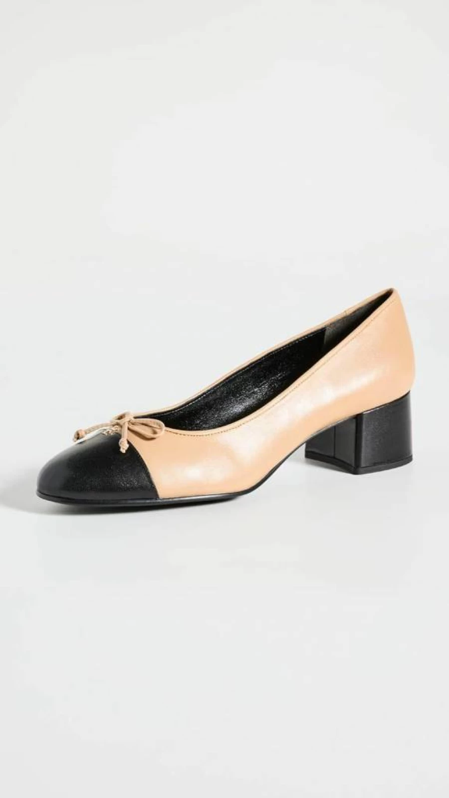 Tory Burch Women's Bow Detail Ballet Flats 45mm Heel - Classic Comfortable Slip-On Shoes for Women