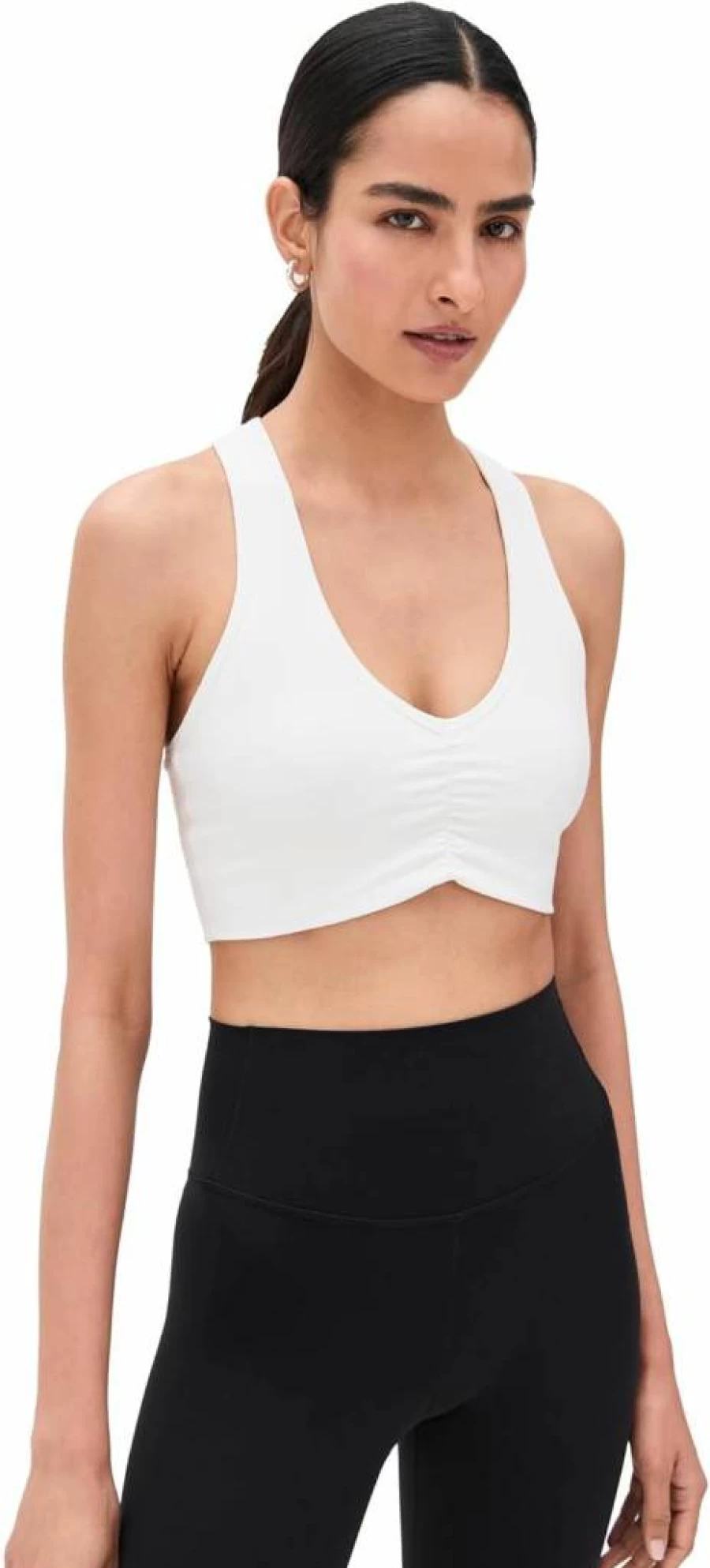 SPLITS59 Women's Airweight Ruching Sports Bra - Lightweight Comfort & Support