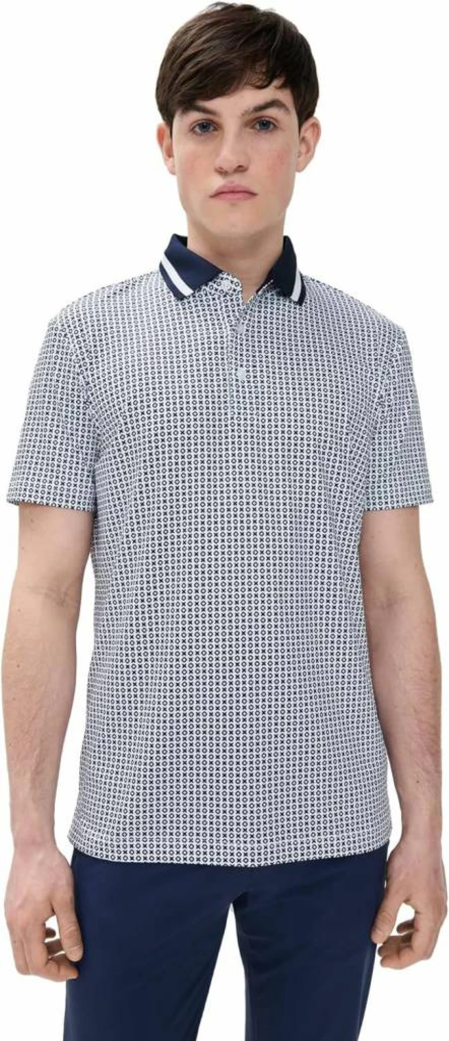 Redvanly Men's Norvins Polo Shirt – Premium Cotton Classic Fit Casual Style
