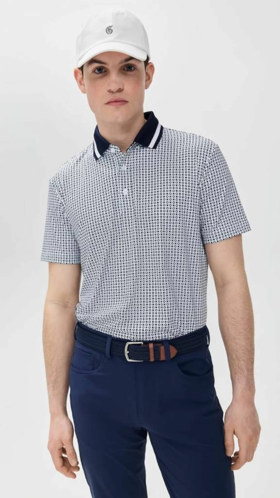 Redvanly Men's Norvins Polo Shirt – Premium Cotton Classic Fit Casual Style