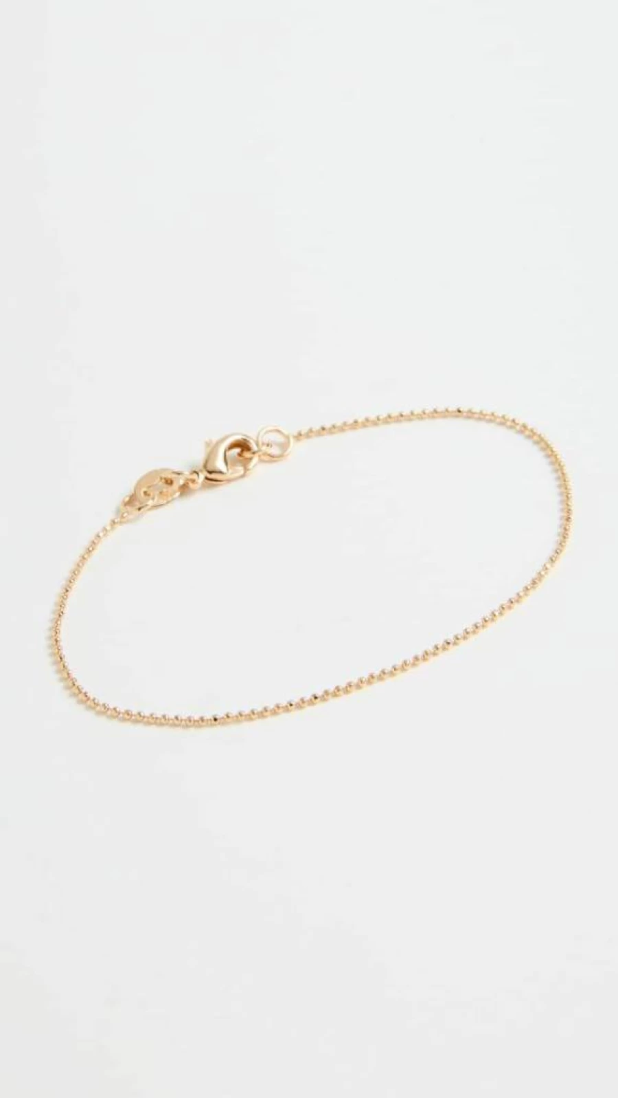 Alexa Leigh Diamond-Cut Ball Chain Bracelet for Women – 1mm Thin Stylish Jewelry