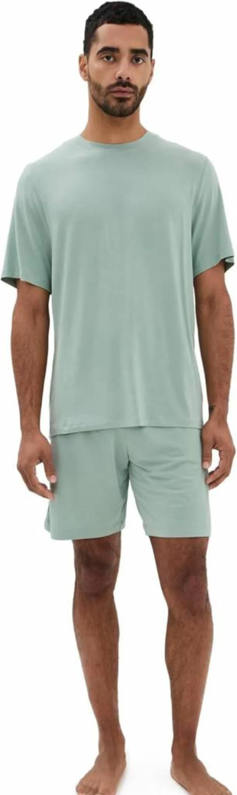 Eberjey Henry Men's Pajama Set - Soft Sleep Shorts & Comfortable Lounge PJs