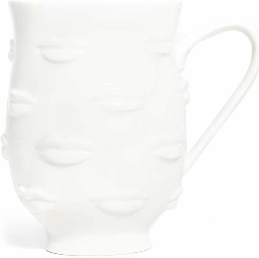 Jonathan Adler Gala Mug - Designer Ceramic Coffee Cup for Modern Home Decor