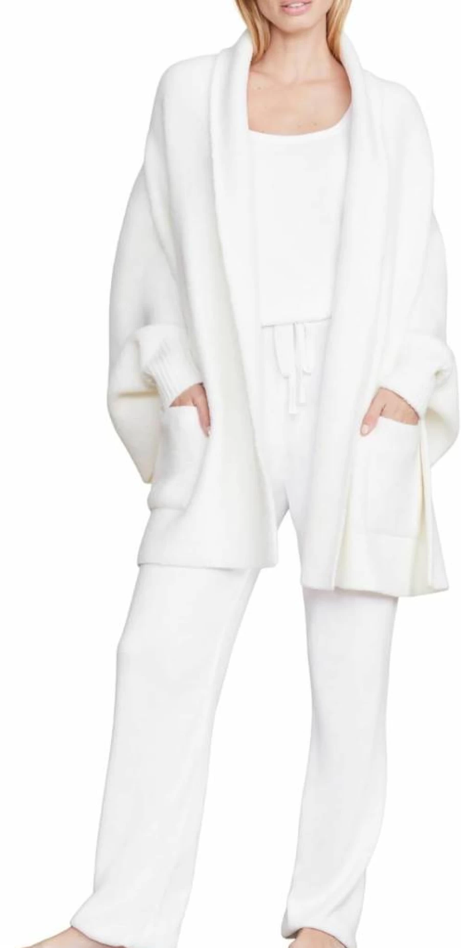 Barefoot Dreams CozyChic Women's Luxury Blanket Wrap - Soft Plush Wearable Throw for Ultimate Comfort