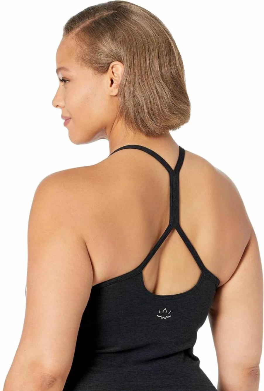 Beyond Yoga Women's Slim Fit Spacedye Cropped Racerback Tank Top for Yoga & Workouts