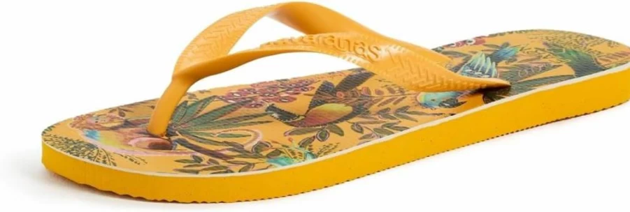 Havaianas Women's Into The Jungle Flip Flops - Farm Rio Collaboration Colorful Summer Sandals