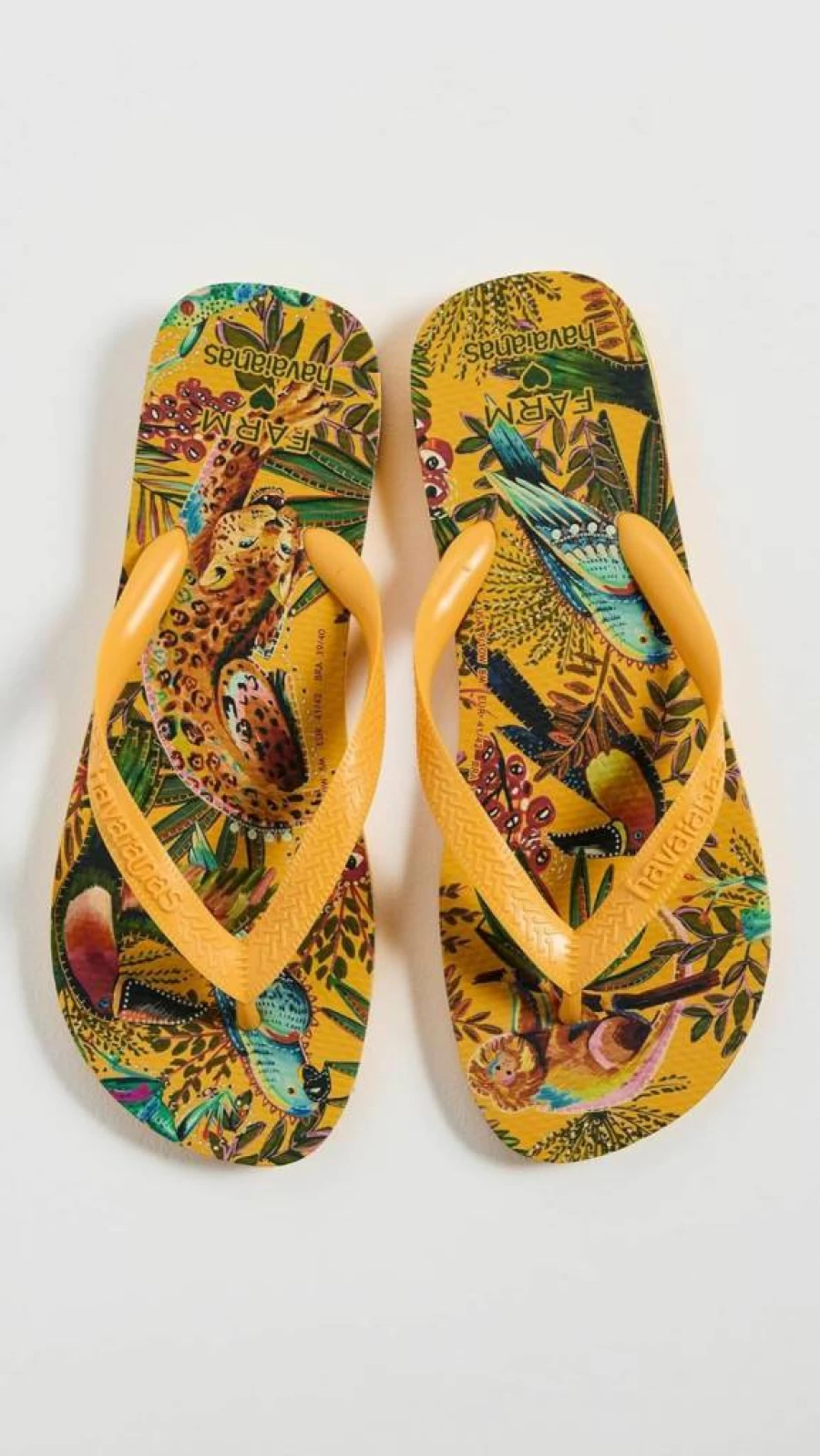 Havaianas Women's Into The Jungle Flip Flops - Farm Rio Collaboration Colorful Summer Sandals