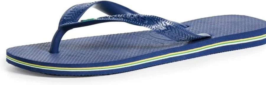 Havaianas Men's Brazil Flip Flops - Comfortable Summer Sandals for Men - Lightweight & Durable