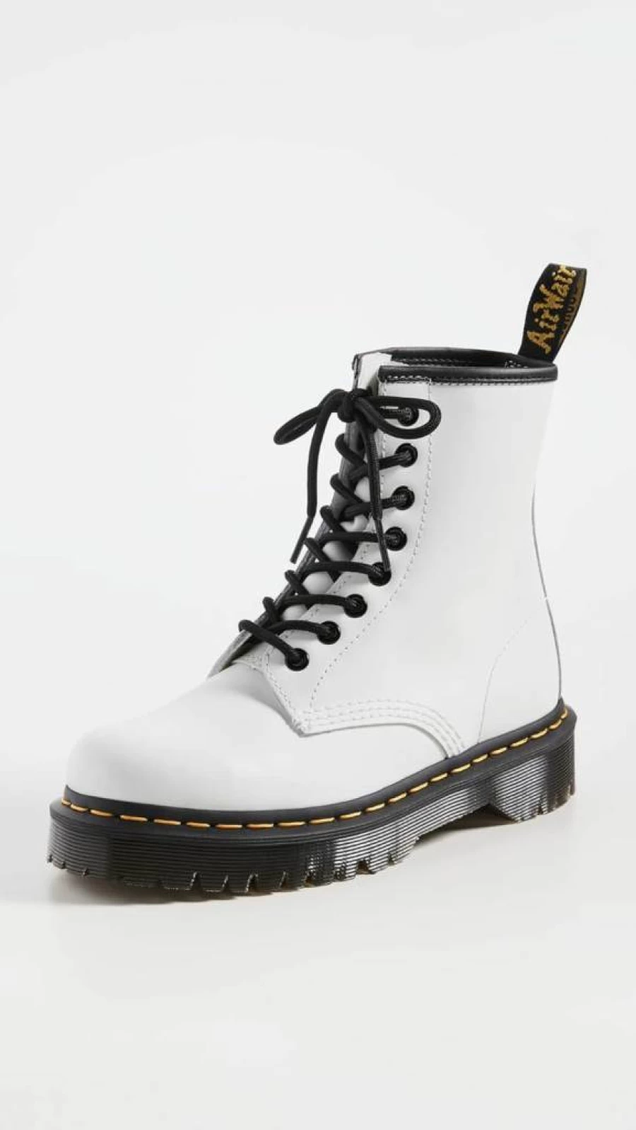 Dr. Martens 1460 Bex Leather Boots Unisex for Men and Women - Classic 8-Eye Lace-Up Ankle Boots with Air-Cushioned Sole