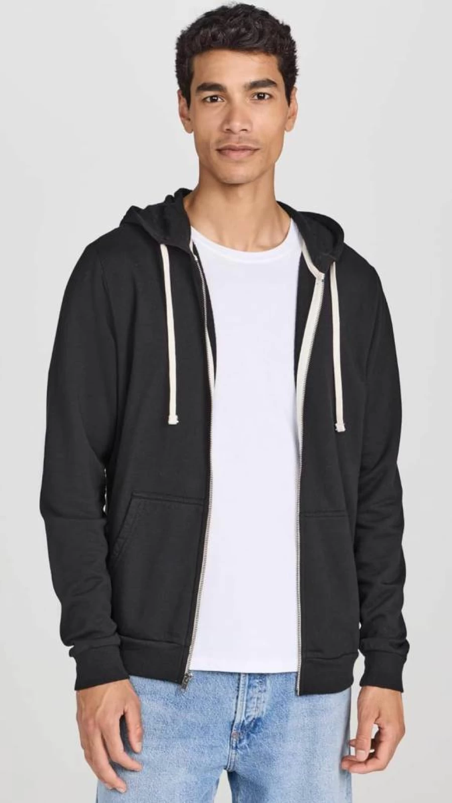 Marine Layer Men's Afternoon Full Zip Hoodie - Lightweight Casual Jacket for Everyday Wear