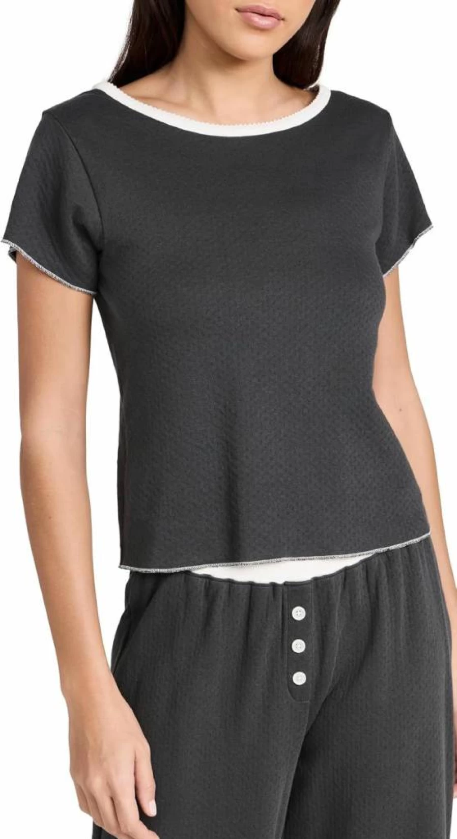 Cozyland by Morgan Lane Women's Baby Jean Tee - Soft Cotton Casual T-Shirt