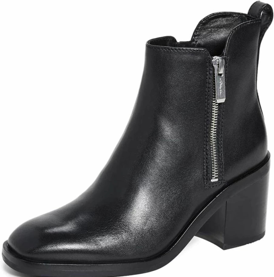 3.1 Phillip Lim Women's Alexa Knee-High Leather Boots with 70mm Heel