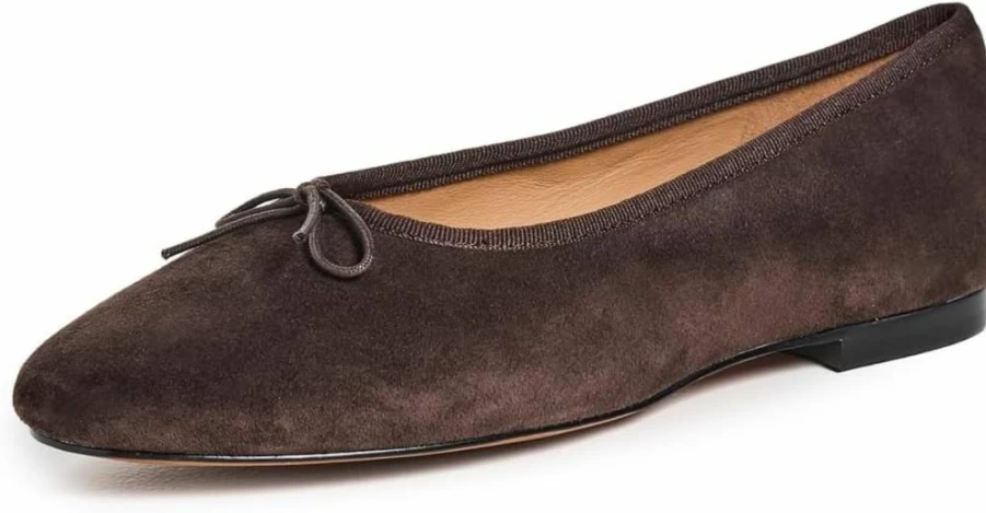 Madewell Women's Francine Suede Ballet Flats - Comfortable Leather Loafers for Women