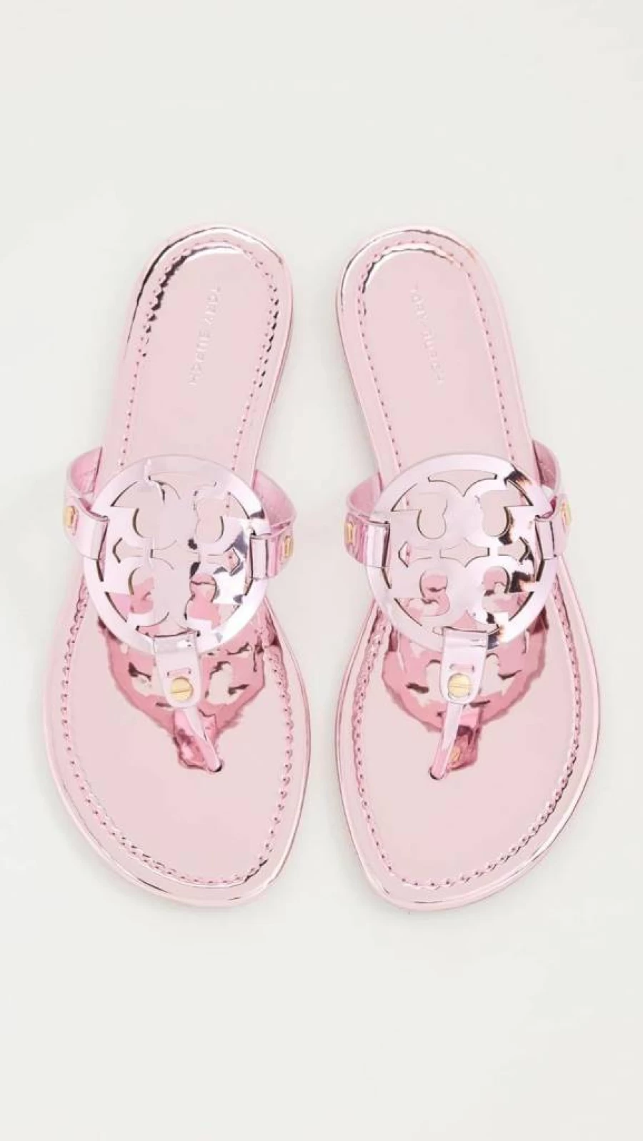 Tory Burch Women's Miller Sandals Flat Comfortable Flip-Flops Casual Beach Shoes