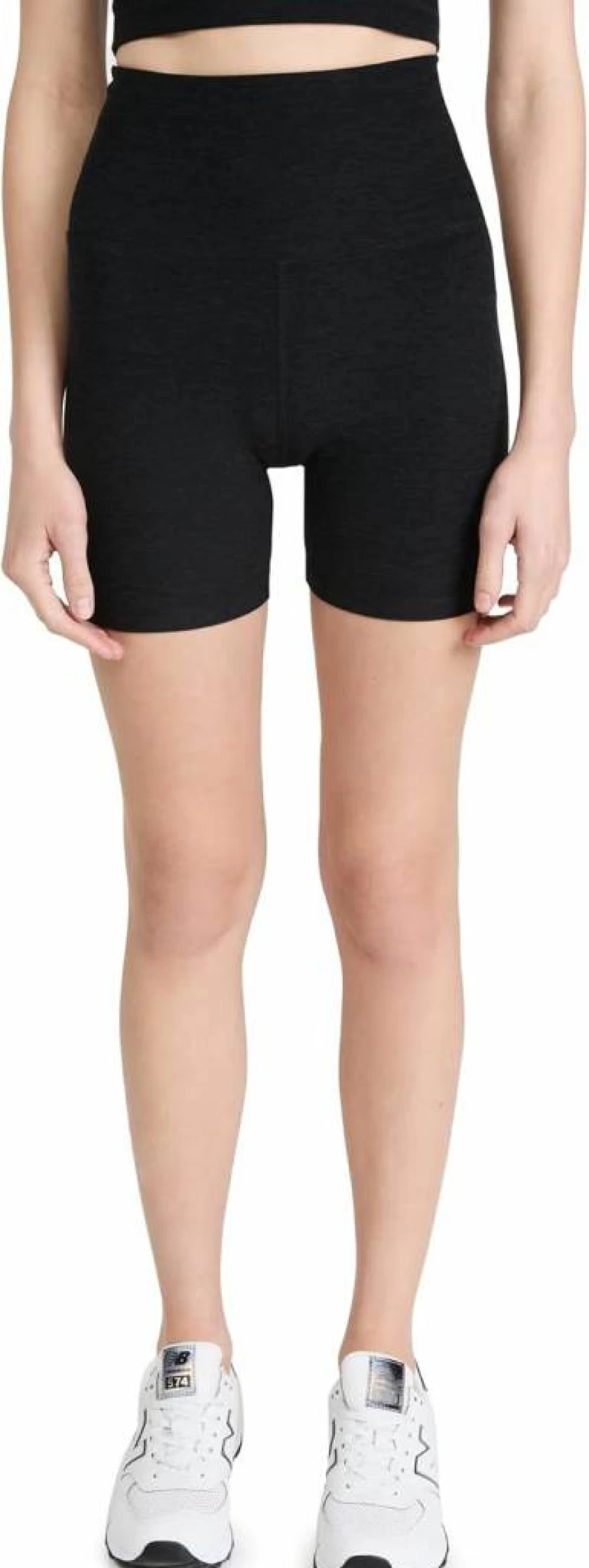 Beyond Yoga Women's Spacedye High-Waisted Biker Shorts - Soft Stretch Workout Shorts for Running & Yoga