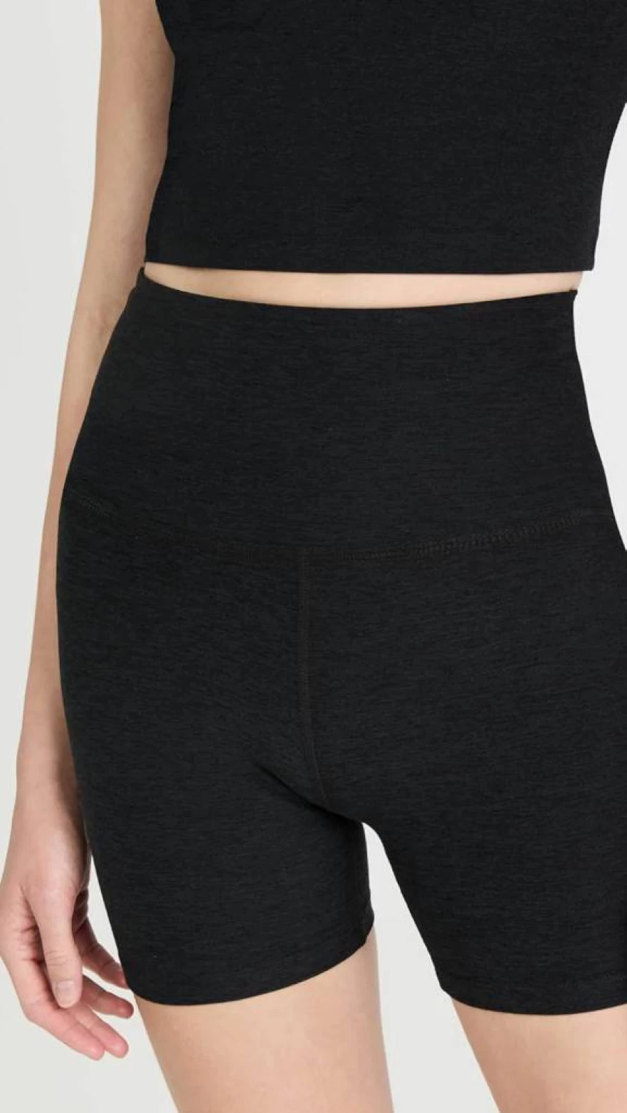 Beyond Yoga Women's Spacedye High-Waisted Biker Shorts - Soft Stretch Workout Shorts for Running & Yoga