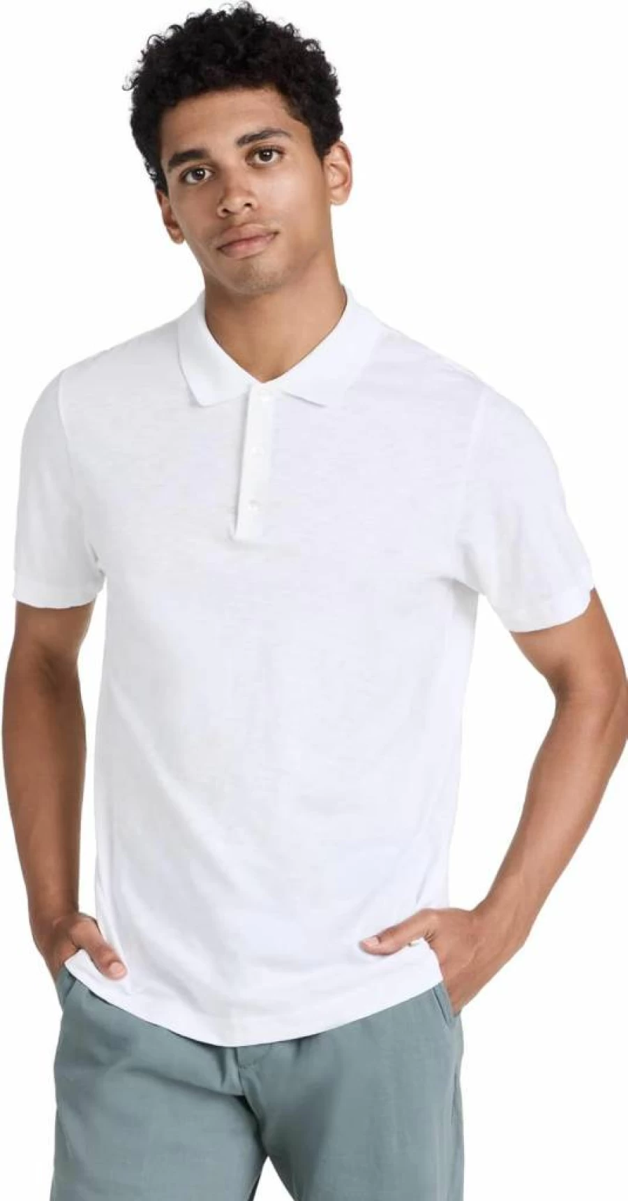 Theory Men's Cosmos Bron Polo Shirt – Classic Fit Casual Wear