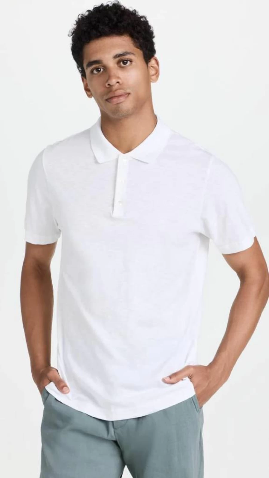 Theory Men's Cosmos Bron Polo Shirt – Classic Fit Casual Wear