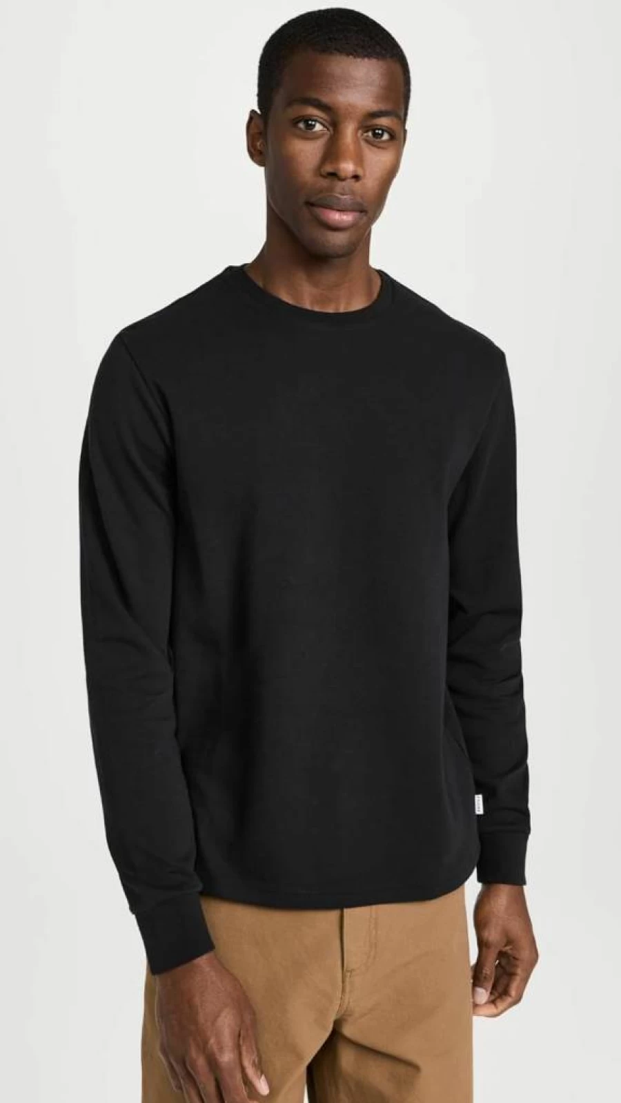 FRAME Men's Long Sleeve Crewneck Sweatshirt - Premium Cotton Casual Pullover