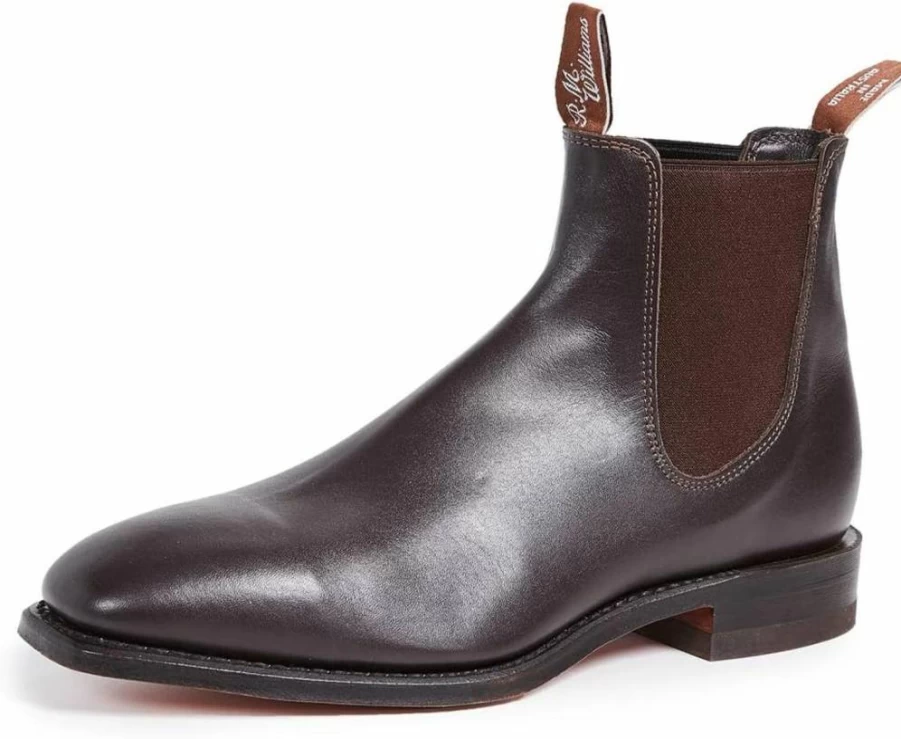 R.M. Williams Men's Classic Leather Chelsea Boots - Comfort Craft & Durability