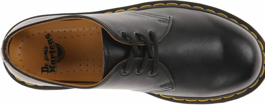 Dr. Martens Women's 1461 Oxford Shoes - Classic Leather Slip-Resistant Slip-On Lace-Up Fashion Footwear