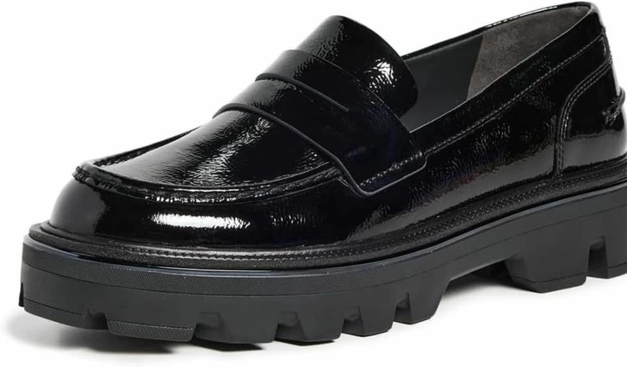 Rag & Bone Women's Quinn Loafers – Classic Leather Slip-On Shoes for Stylish Comfort