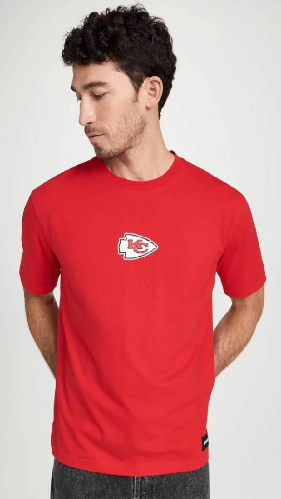BOSS Men's Kansas City Chiefs Graphic Tee - Official NFL Football T-Shirt