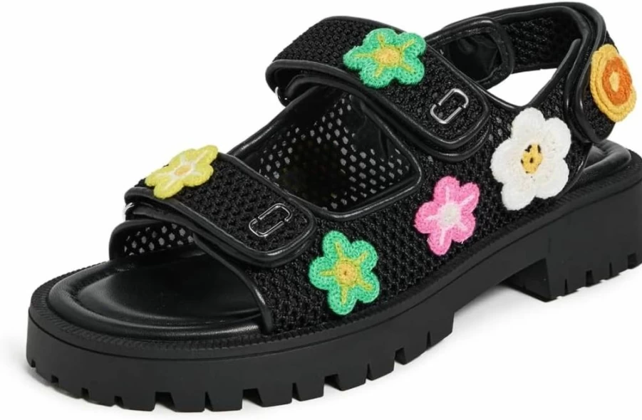 Marc Jacobs Women's The J Marc Strap Sport Sandals - Stylish Comfortable Casual Footwear