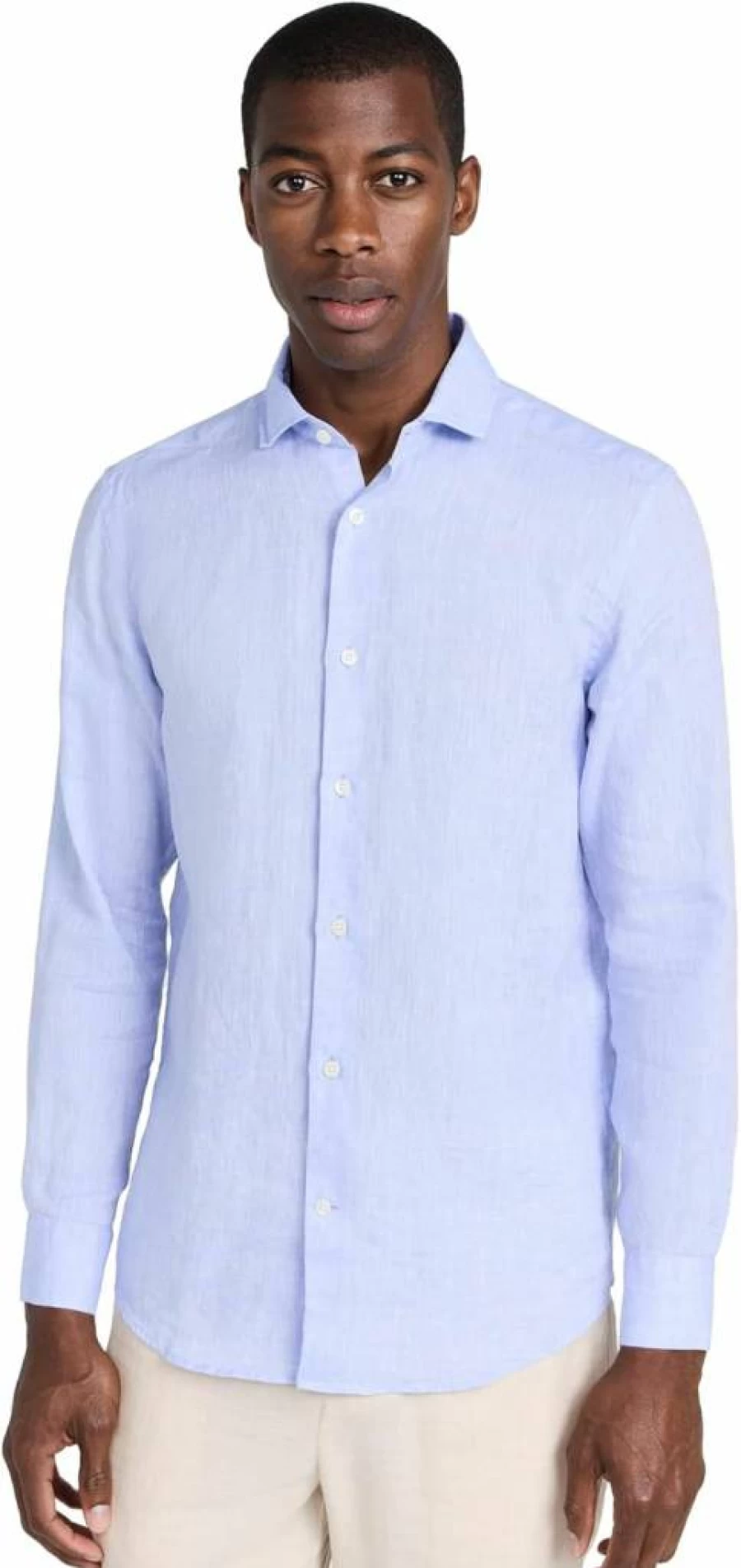 Frescobol Carioca Men's Antonio Linen Shirt – Premium Breathable Summer Casual Wear
